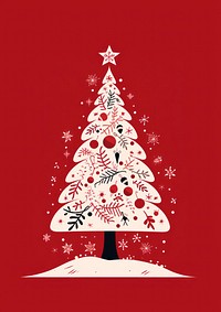 Christmas christmas red red background. AI generated Image by rawpixel.