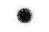 Galaxy white background monochrome astronomy. AI generated Image by rawpixel.