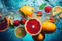 Fruit grapefruit lemon berry. AI generated Image by rawpixel.