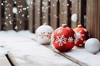 Christmas ornaments christmas snow decoration. AI generated Image by rawpixel.