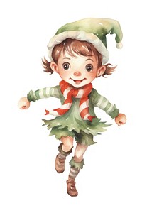 Cute elf boy christmas portrait toy. AI generated Image by rawpixel.