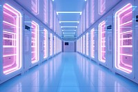 Machine data center light architecture building. AI generated Image by rawpixel.
