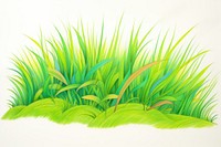 Grass drawing plant green. AI generated Image by rawpixel.