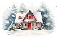 Christmas home outdoors architecture christmas. AI generated Image by rawpixel.
