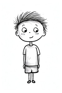 Boy drawing sketch doodle. AI generated Image by rawpixel.