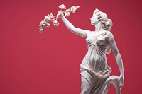 Rose sculpture statue flower. AI generated Image by rawpixel.
