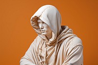 Hoodies sculpture sweatshirt statue. 