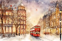 Celebrate Christmas outdoors christmas vehicle. AI generated Image by rawpixel.