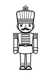 PNG Nutcracker nutcracker drawing doodle. AI generated Image by rawpixel.