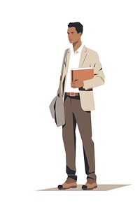 Working person standing blazer adult. AI generated Image by rawpixel.