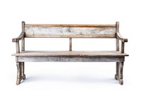 Wooden Bench bench furniture old. AI generated Image by rawpixel.