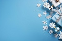Greeting banner christmas backgrounds snowflake. AI generated Image by rawpixel.