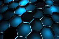 Backgrounds honeycomb pattern black. AI generated Image by rawpixel.