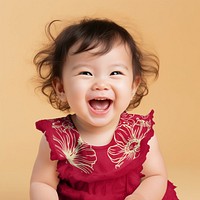 Cute happy toddler girl
