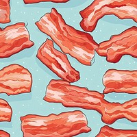 Bacon backgrounds meat food. 