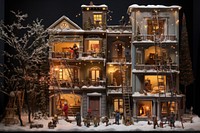 Christmas architecture building house. 