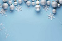 Blue blank space christmas snowflake backgrounds. AI generated Image by rawpixel.