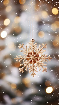 Christmas snow snowflake nature. AI generated Image by rawpixel.