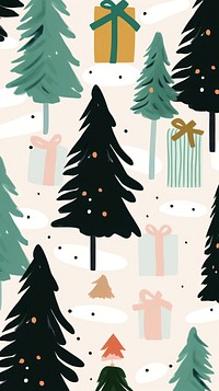 Tree backgrounds christmas outdoors. AI generated Image by rawpixel.