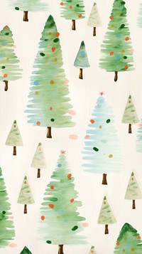 Backgrounds christmas pattern tree. AI generated Image by rawpixel.