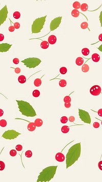 Backgrounds cherry fruit plant. AI generated Image by rawpixel.
