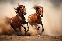 Horses stallion animal mammal. AI generated Image by rawpixel.