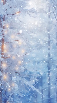 Christmas tree branches outdoor outdoors snow winter. AI generated Image by rawpixel.