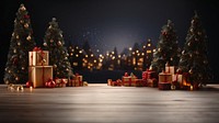 Merry Christmas christmas box illuminated. AI generated Image by rawpixel.