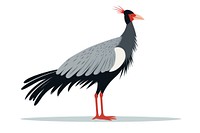 A northern screamer bird animal stork. AI generated Image by rawpixel.