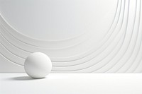 Abstract white illustration background backgrounds sphere simplicity. AI generated Image by rawpixel.