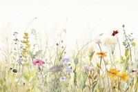 Summer field backgrounds outdoors painting. AI generated Image by rawpixel.