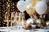 Party decoration christmas balloon. AI generated Image by rawpixel.