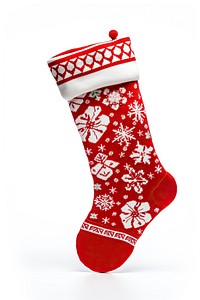 Christmas stocking christmas white gift. AI generated Image by rawpixel.