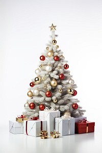 Christmas decoration ornament white. AI generated Image by rawpixel.