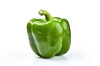 Green bell pepper vegetable plant food. AI generated Image by rawpixel.