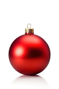 Chirstmas ball christmas ornament white background. AI generated Image by rawpixel.