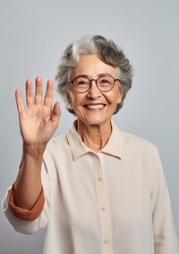 Elderly woman portrait adult photo. AI generated Image by rawpixel.