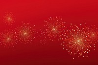 Flat vector gold fireworks backgrounds red illuminated. AI generated Image by rawpixel.