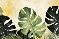 Monstera leaves backgrounds plant leaf. AI generated Image by rawpixel.
