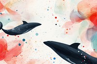Whales dolphin animal mammal. AI generated Image by rawpixel.