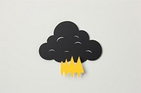 Yellow cloud logo creativity. AI generated Image by rawpixel.