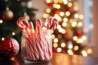Candy canes christmas sweets food. AI generated Image by rawpixel.