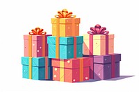 Gift Heap gift cartoon celebration. AI generated Image by rawpixel.