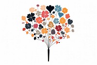 Flower bouquet pattern plant art. AI generated Image by rawpixel.