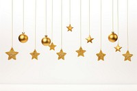 Gold backgrounds hanging star. AI generated Image by rawpixel.