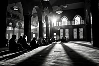 Mosque architecture building adult. AI generated Image by rawpixel.