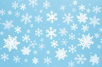 Snowflake backgrounds pattern blue. AI generated Image by rawpixel.