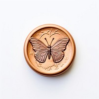 Butterfly white background accessories investment. AI generated Image by rawpixel.