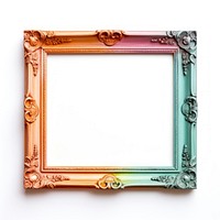 Colorful frame white background architecture. AI generated Image by rawpixel.