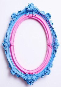 Photo pink blue oval. AI generated Image by rawpixel.